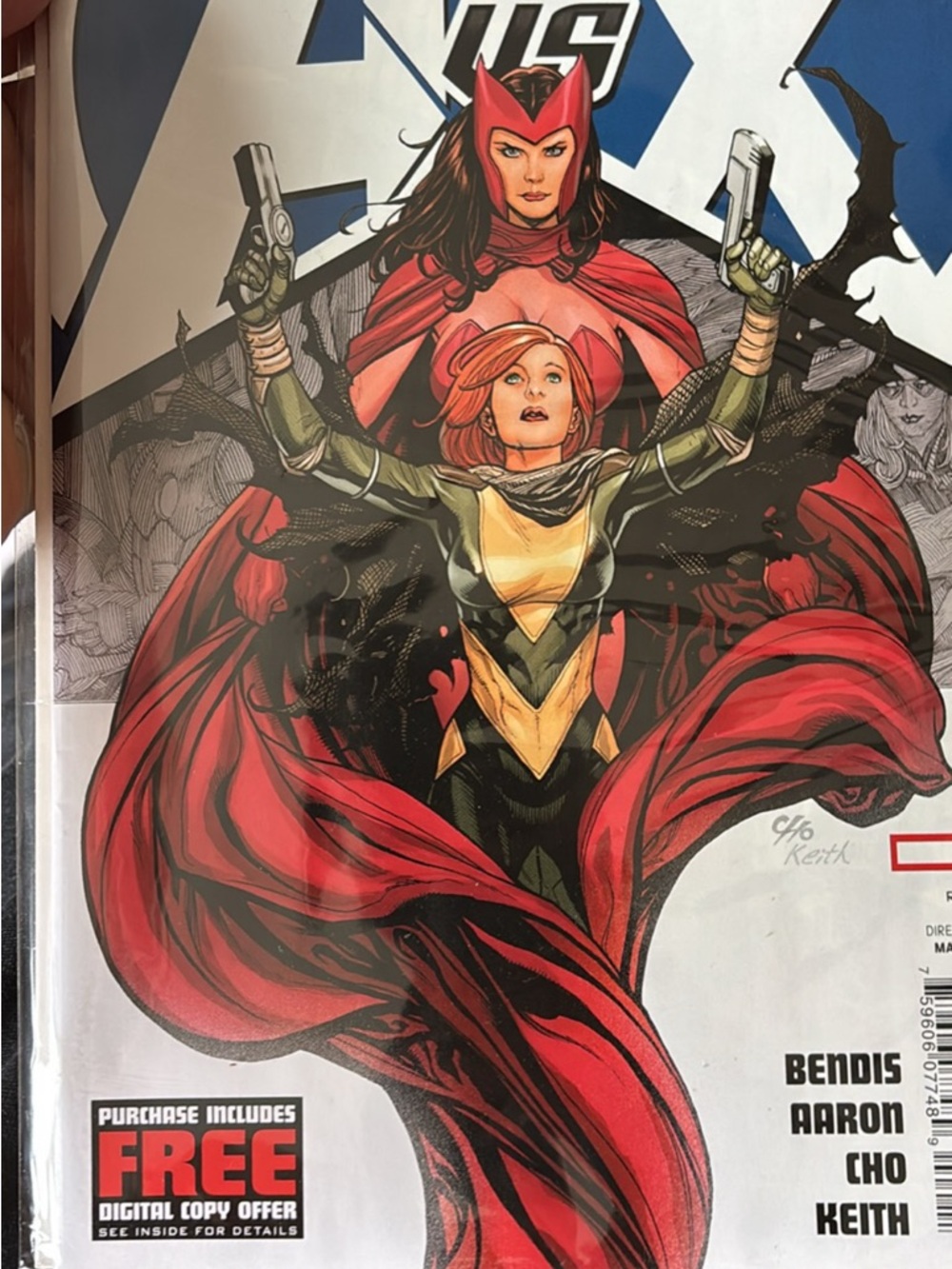 Marvel comics Scarlet Cloak Comic book Print - Red & Black Home Art